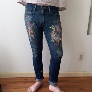 Ink-stained Jeans